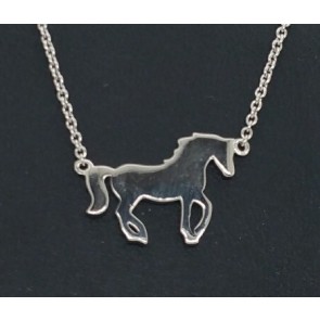 Necklace Horse Silver