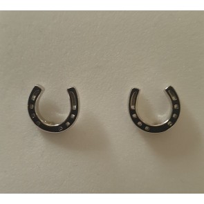 Stud Earrings Horseshoe (silver)